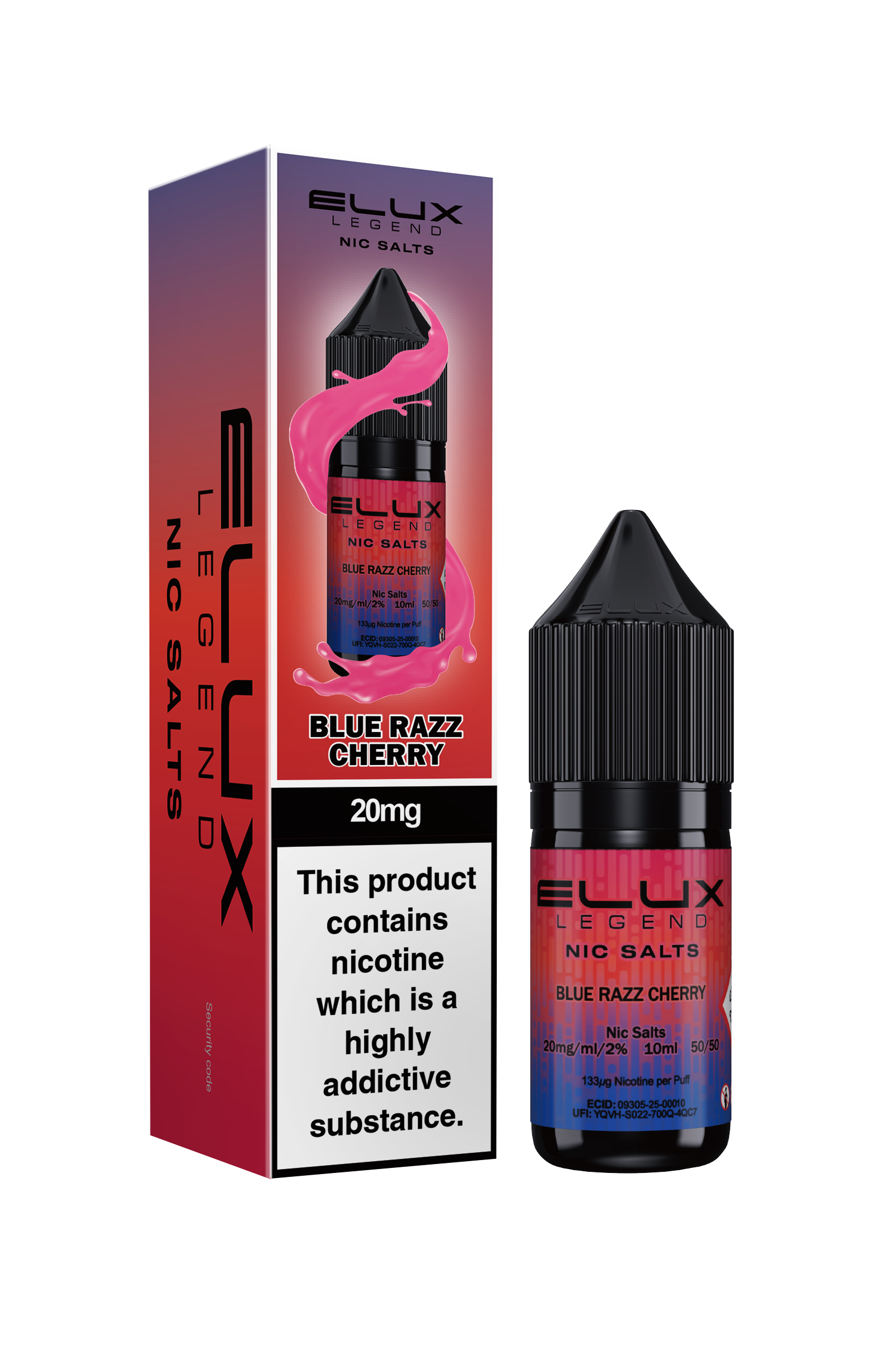 BLUE RAZZ CHERRY - ELUX NIC SALTS 20 MG