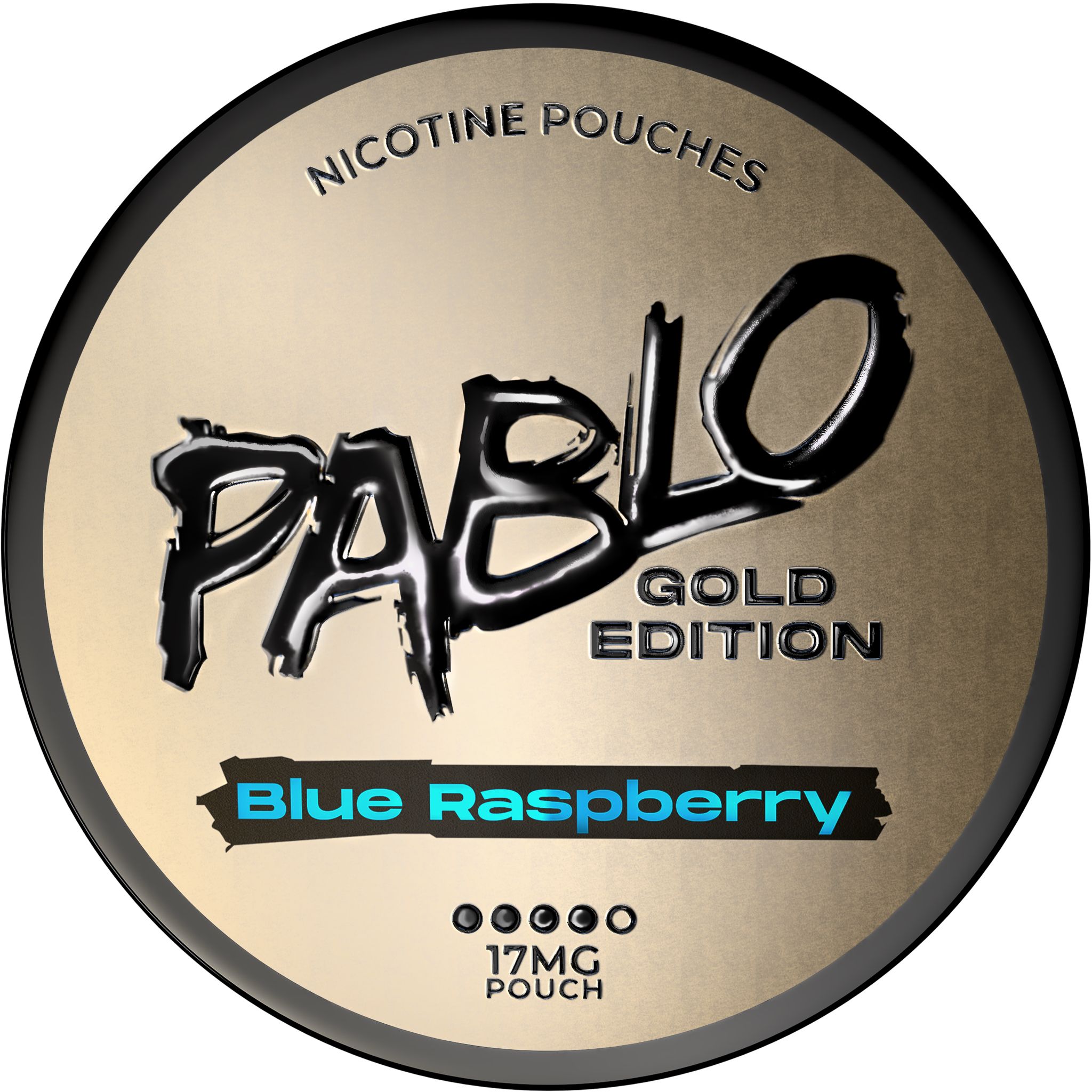 BLUE RASPBERRY 17MG - PABLO GOLD EDITION