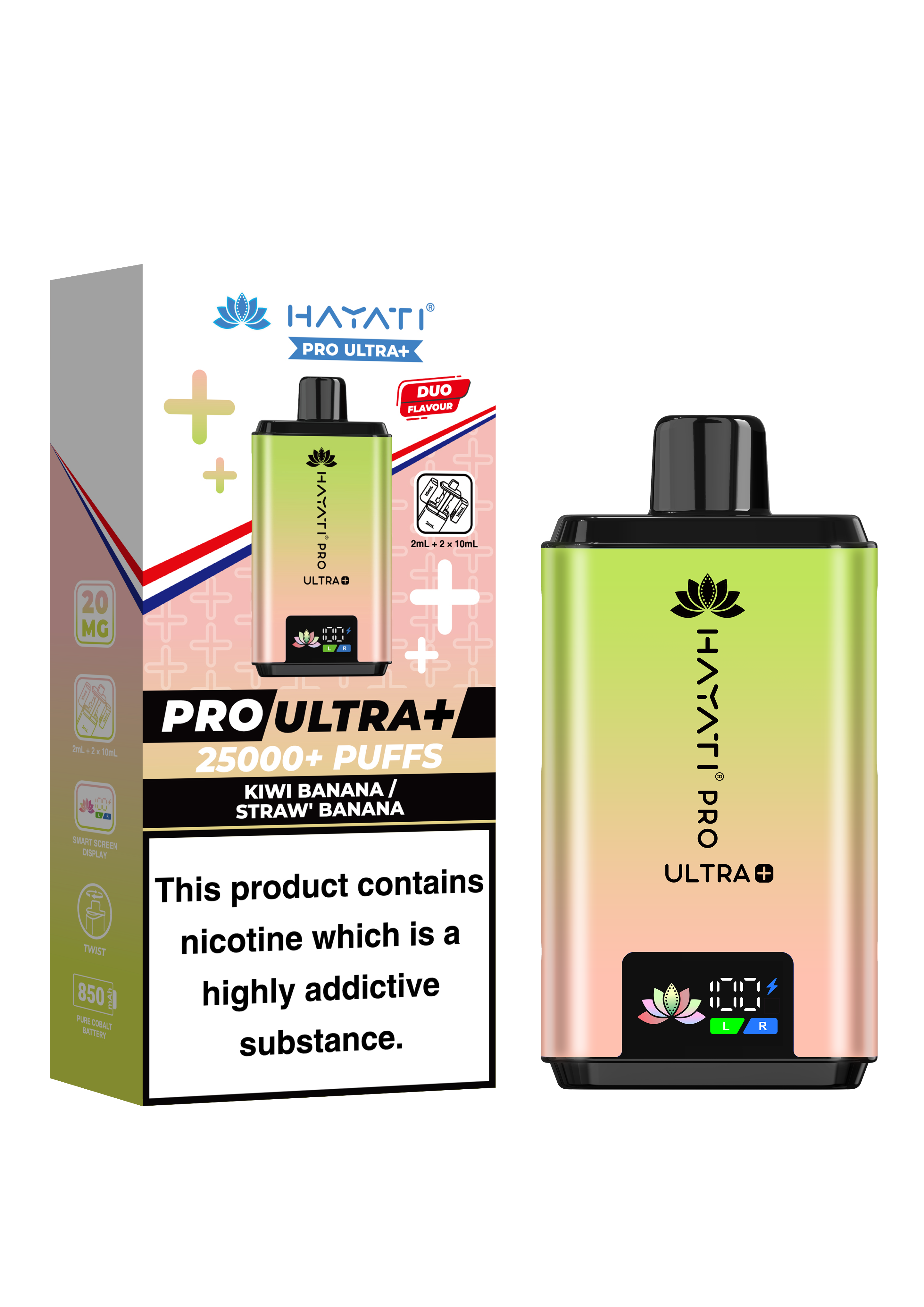 KIWI BANNANA/STRAW' BANANA - HAYATI PRO ULTRA 25K