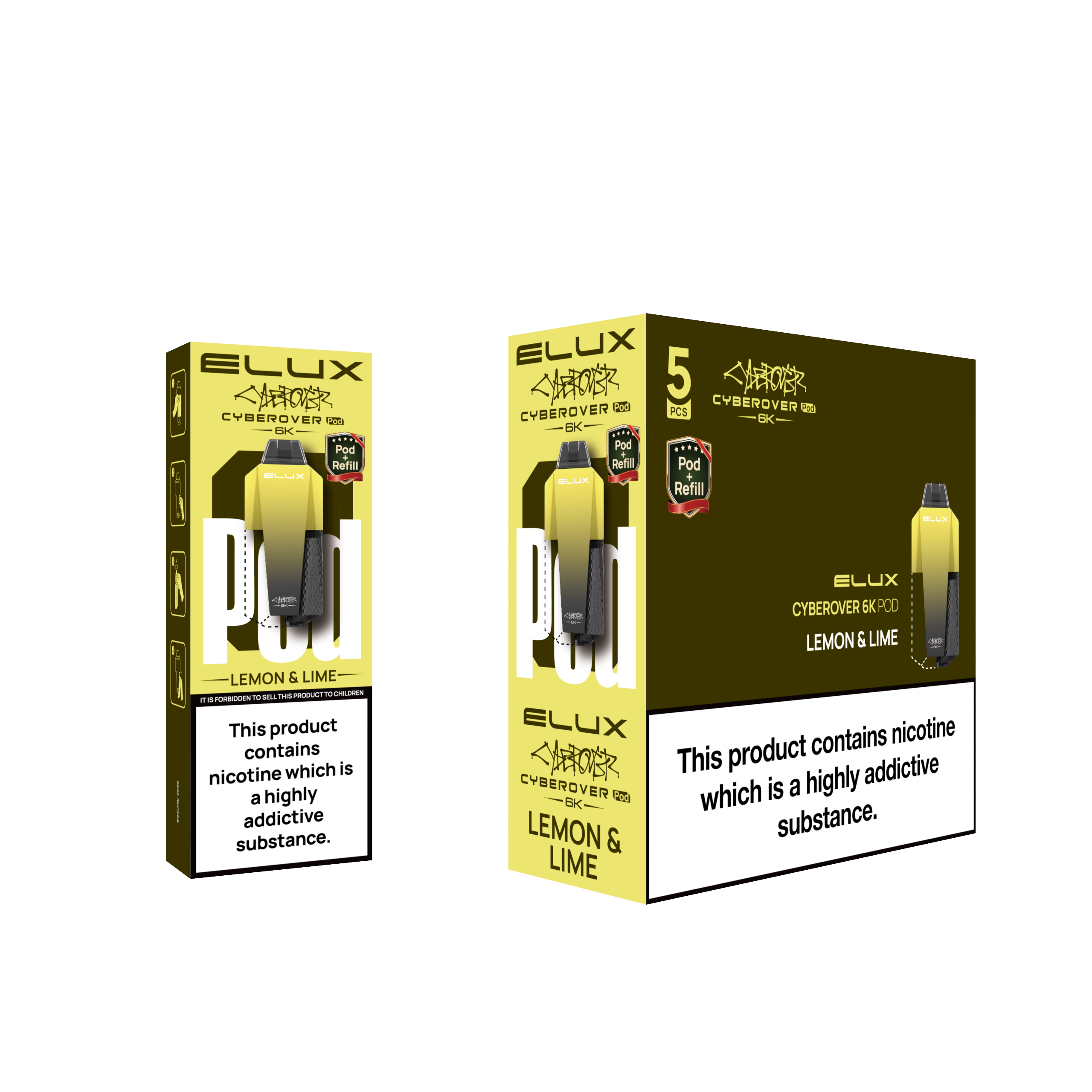 LEMON & LIME - ELUX CYBEROVER 6K PODS
