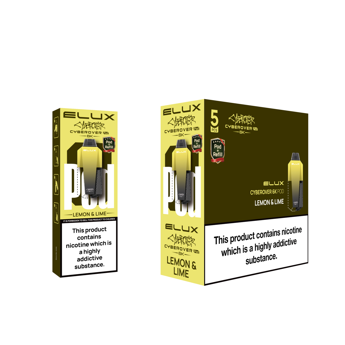 LEMON & LIME - ELUX CYBEROVER 6K PODS