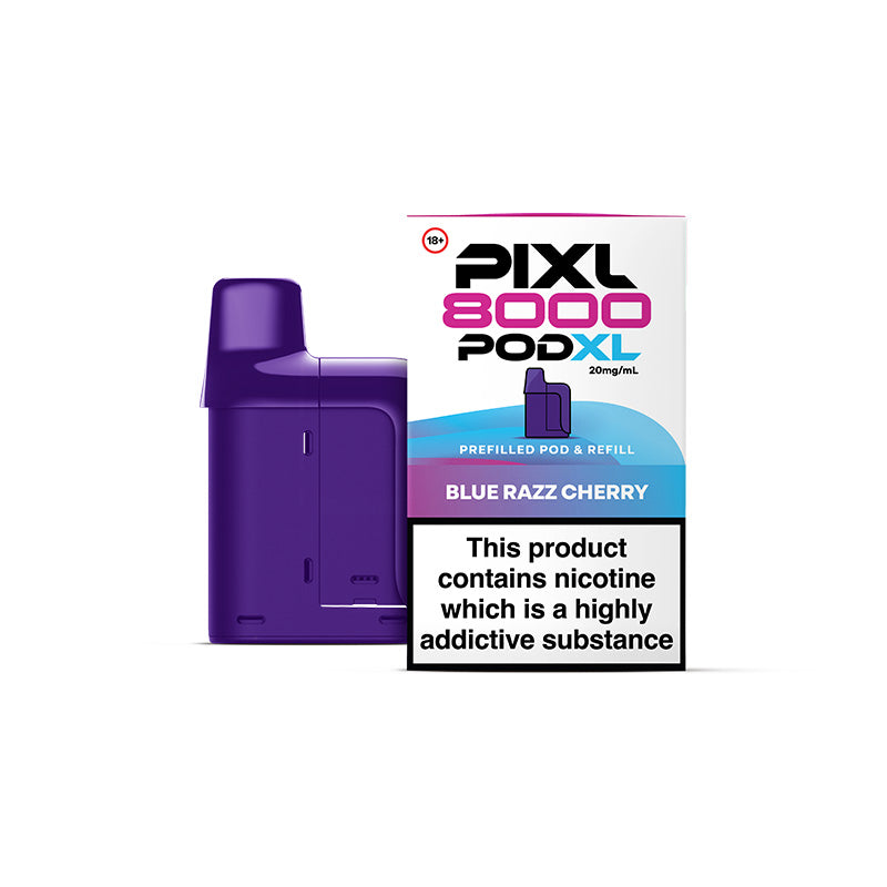 BLUE RAZZ CHERRY - PIXL 8000 POD