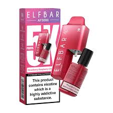 Elf Bar AF5000 Disposable Pod Kit - Strawberry Raspberry Cherry Ice