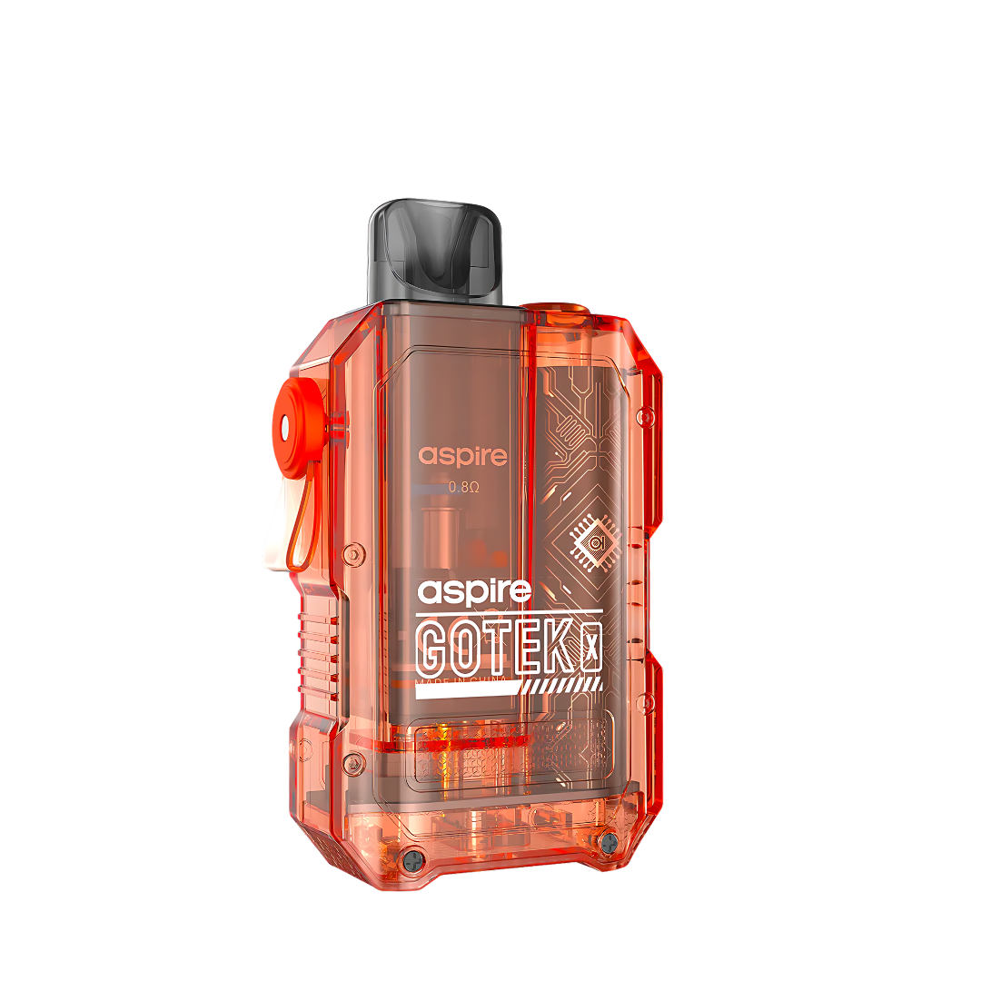 Aspire GoTek X Vape Pod Kit - Translucent Orange / ASPIRE