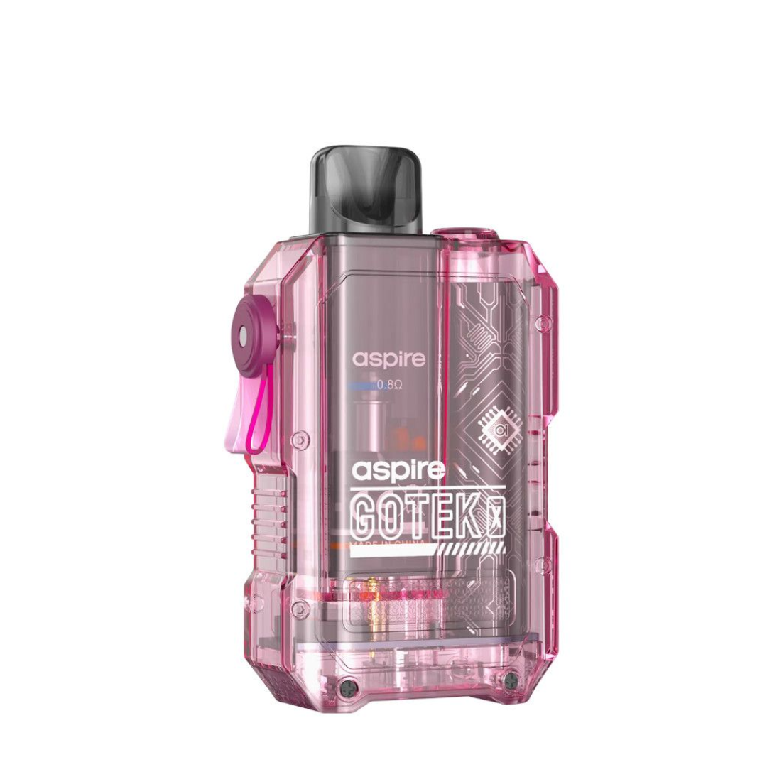 Aspire GoTek X Vape Pod Kit - Transulent Pink / ASPIRE