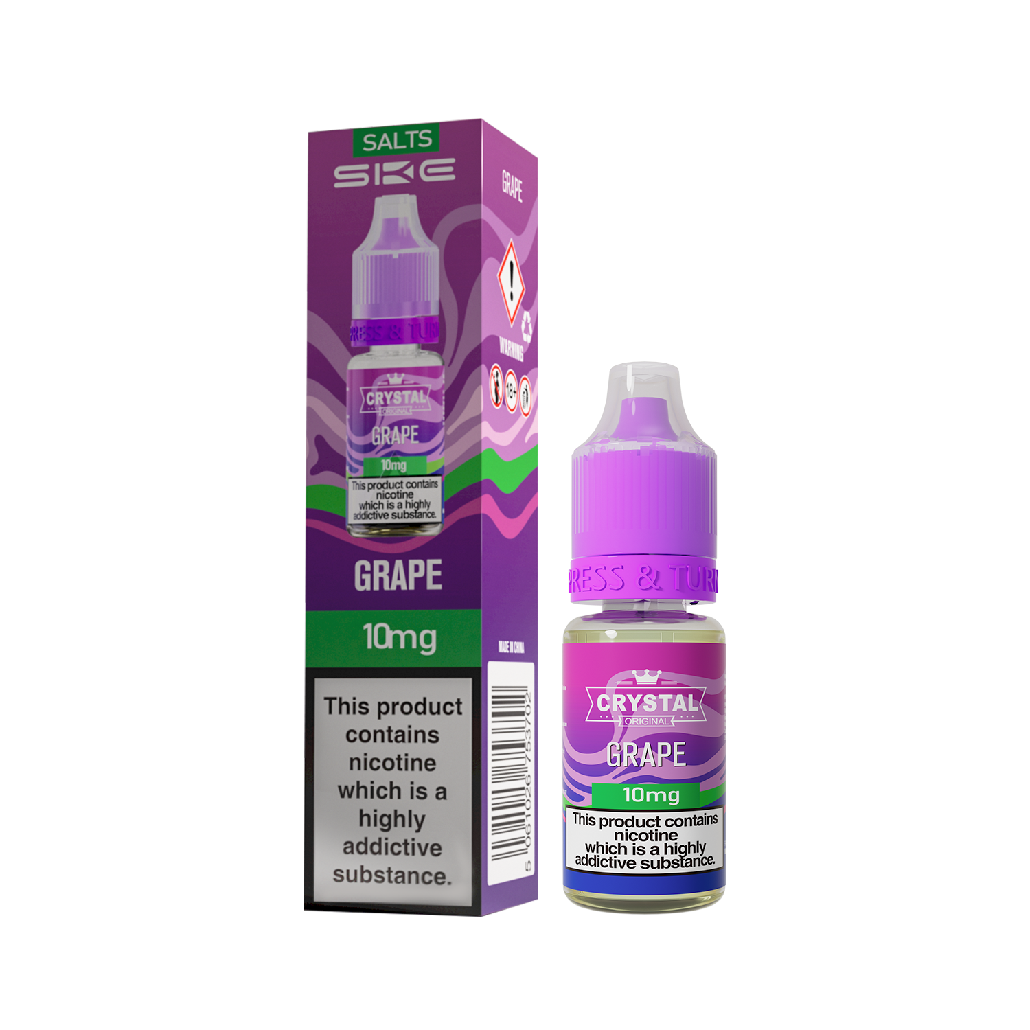 GRAPE - SKE NIC SALTS 10MG